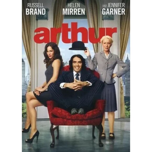 Arthur DVD Movie With Case 2011 Rated PG-13 Russell Brand Jennifer Garner - Picture 1 of 8